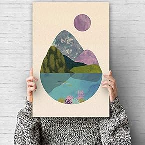 Canvas Wall Art Nordic Style Canvas Prints Home Artwork Decoration for Living Room,Bedroom - 12x18 inches