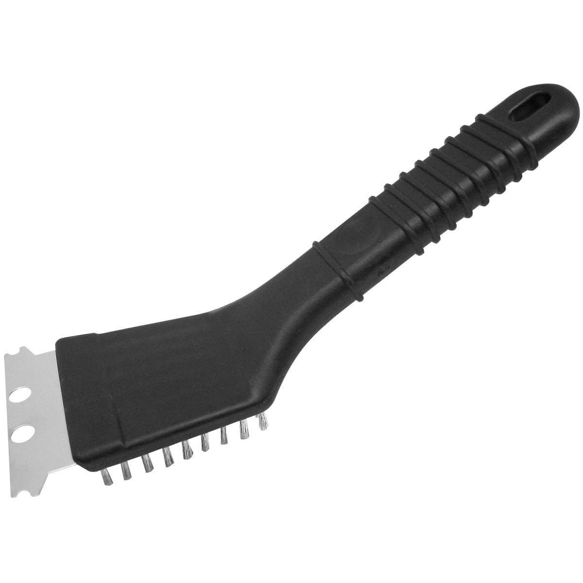 Fackelmann 41586 grill cleaning brush made of brass. Colour: black.