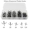 Easy-Catch-150packbox-3551-Size-4-6-8-10-12-Round-Bend-Classic-Extra-Sharp-Fishing-Treble-Hooks-Fishing-Hooks-Set-for-Saltwater-Fishing