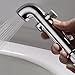 SonTiy Handheld Bidet Sprayer Shattaf Cloth Diaper Sprayer for Toilet Attachment with Adjustable Water Pressure Control Shut-off Brass T- Valve ABS Chrome