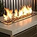 Copper Blazing Glass Reflective Fire Glass – Transform the Look of Your Indoor or Outdoor Fireplace, Fire Pit and More With Sparkling Color – Easy To Use, Energy Efficient, Eco-Friendly, 1/4”, 10 lbs.