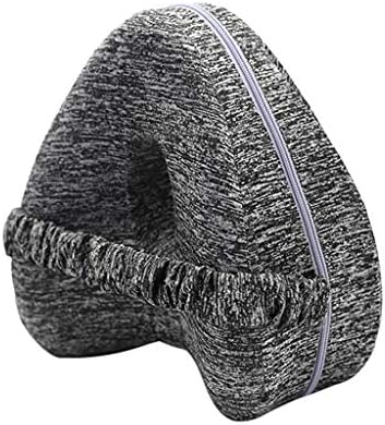 HOOPERT Leg Positioner Pillows Legacy Leg Pillow for Back, Hip, Legs & Knee Support Wedge & Sciatica Nerve Pressure Relief (Gray)