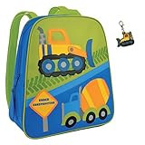 Stephen Joseph Construction Backpack with Bull Dozer Zipper Pull - Boys Backpacks