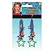 amscan 843070 Colorful Dangling Stars Earrings, 1 Pair Multi Color, 5.7