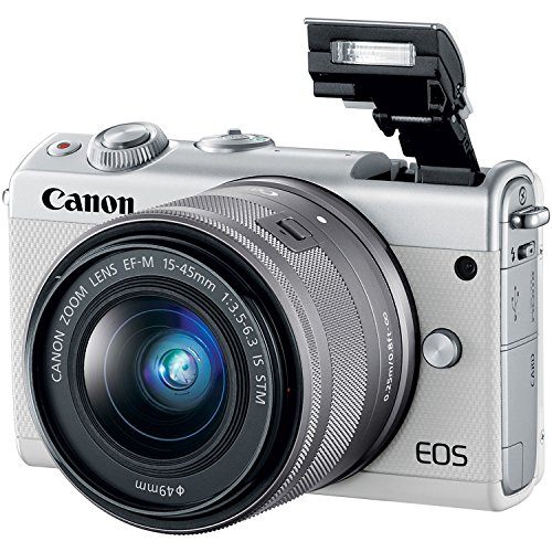 Canon-EOS-M100-Mirrorless-Digital-Camera-with-15-45mm-Lens-Silver-Basic-Photo-Accessory-Bundle