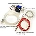 Zorvo 3d Printer Hot End Metal V6 J-Head Hotend Extruder for RepRap 3d Printer Extruder Parts1.75mm Filament, Direct Feed or Bowden 0.4mm Nozzle, 12V fan, and 3ft PTFE Bowden Tube