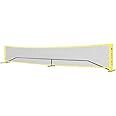 OnCourt Offcourt Quick Start Mini-Net Portable Tennis Net - 10' Wide with Carry Bag | Adjustable Height 30-64 inches | Indoor/Outdoor