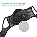 E COASTAL N95 Dust Face Guard, N99 5-Layer PM2.5 Dustproof Face Safety Respirator Face Shield Activated Carbon, N-95 Breathing Balaclava Cover Extra 6 Filters & 4 Valves for Mowing Sports, 1 Pack