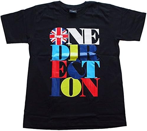 Amazon One Direction ワン ダイレクション 1d グループロゴ プリントtシャツ S 黒 並行輸入品 Tシャツ カットソー 通販