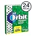 Orbit Spearmint Sugarfree Gum, (Pack of 24)