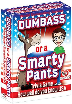 DumbAss or a Smarty Pants: How Well Do You Know USA? Fun Trivia Card Game