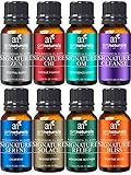 ArtNaturals Signature Blend Essential Oils Set - (8 x 10ml) - 100% Pure of The Highest Quality - Therapeutic Grade - Recommended Aromatherapy Gift Set