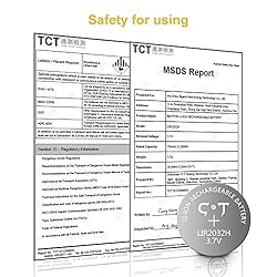CT-ENERGY 3.7V Rechargeable 2032 Button