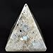 High Quality Natural Rainbow Moonstone Pyramid with Black Tourmaline Chakra Energy Generator Reiki Stone Approx. 1.5