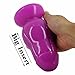 Dolover Magic Wand Massager with Stong Suction Cup(6.02″*2.55″) for Couple Games (Purple)thumb 1