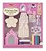 Melissa & Doug Decorate-Your-Own Wooden Princess Set Craft Kit - Doll, Treasure Box, and Mirror