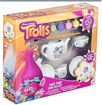 trolls tea set