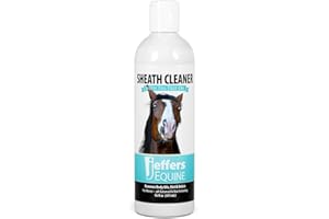 Jeffers Equine Sheath Cleaner for Horses – Gentle pH Balanced Wash with Tea Tree Oil & Aloe – Removes Dirt & Debris – Grooming & Hygiene Supplies for Geldings, Stallions & Mares – 16 oz