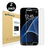 [2-Pack] Galaxy S7 Screen Protector, HoPerain 0.25mm[Tempered Glass] 9H Hardness, Anti-Scratch, Anti-Fingerprint, Bubble Free, Ultra-clear,Samsung Galaxy S7