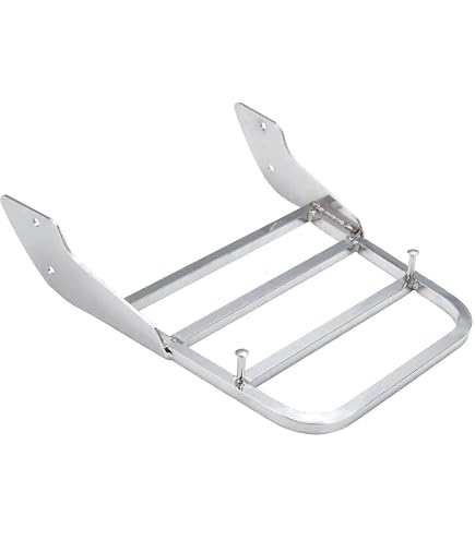 Buddy Prima Rear Rack Chrome W/ Backrest - Hawaiian Style Sales