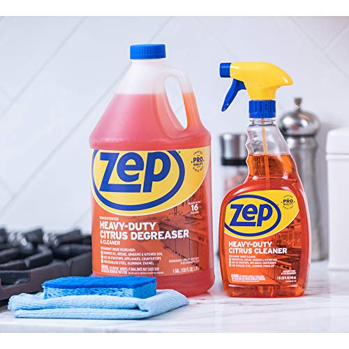 Zep HeavyDuty Citrus Cleaner and Degreaser 128 Ounce ZUCIT128CA (Case