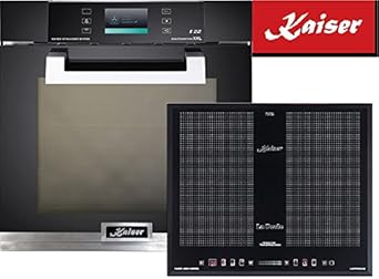 Kaiser La Perle Autarkes Induktion Herdset / Kaiser EH 6311 Pyrolyse XXL Einbau Backofen 73L Elektro + FREE ZONE Induktionsko