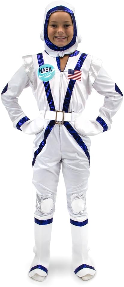 HauntlookSpunky Space Cadet Children’s Halloween Costume - NASA Kid Space Suit