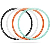 Silicone Sealing Ring for 6 Qt, Replacement Seal Gasket for Instant Pot 6 Quart Model, Food-grade Silicone, Fits Duo 6 Quart,