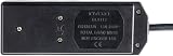 Invero 2 Way Gang Extension Lead 2M Black Surge Protected Neon Indicator 13A view 7