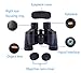 Feihe 7x35 Folding HD Quality Binoculars for Adults Bird Watching Hunting Camping Surveillance Sporting Events Traveling