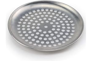 Pizza Plates Pizza Stainless Steel Pans with Holes Nonstick Round Pizza Baking Tray Plate Bakery Pizza Tools Oven Outdoor Mes