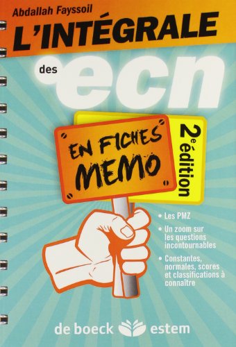 fiches memo ecn l'iintegrale des ecn by (Paperback)