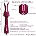 SVAKOM Waterproof Rechargeable Clitoral Stimulator Vibrator Wand Massager for Women, Violet