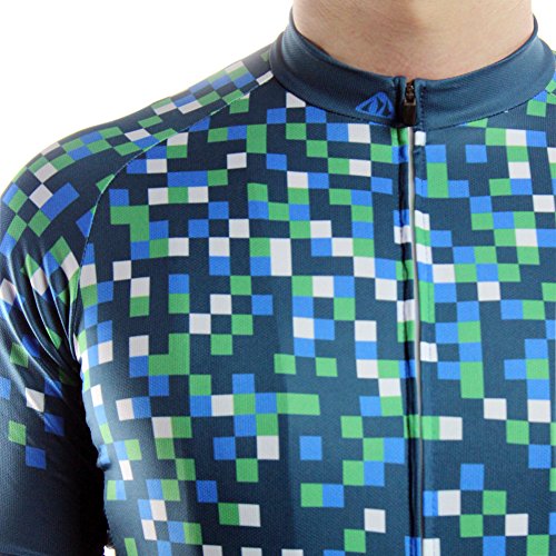 Racmmer Mens Breathable Short Sleeve Cycling Jersey Ultra-Light Cycling Clothing