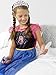 Disney Frozen Elsa Anna Girls Fantasy Gown Nightgown (4, Blue/Pink)