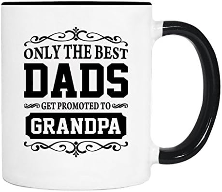 Only The Best Dads Get Promoted To Grandpa - Mug - Grandpa Gift - Grandpa Mug