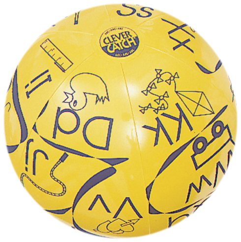 American Educational Vinyl Clever Catch ABC Ball, 24