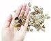 100pcs Natural Wood Crafts Decor Rustic Wooden Love Hearts Wedding Table Scatter Decoration Style 1