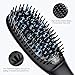 Straightening Brush, I.FM Portable 2-in-1 MCH Ceramic Ionic Hair Heating Straightener Brush with Negative Ions Anti-Scald and Auto Temperature Lock