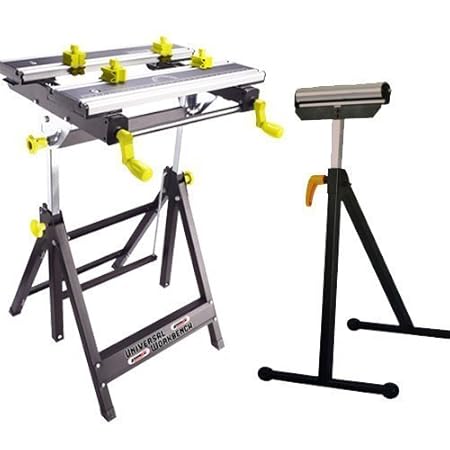 Universal work Mate adjustable height workmate DIY Folding Bench with Roller Stand by Arrows UK