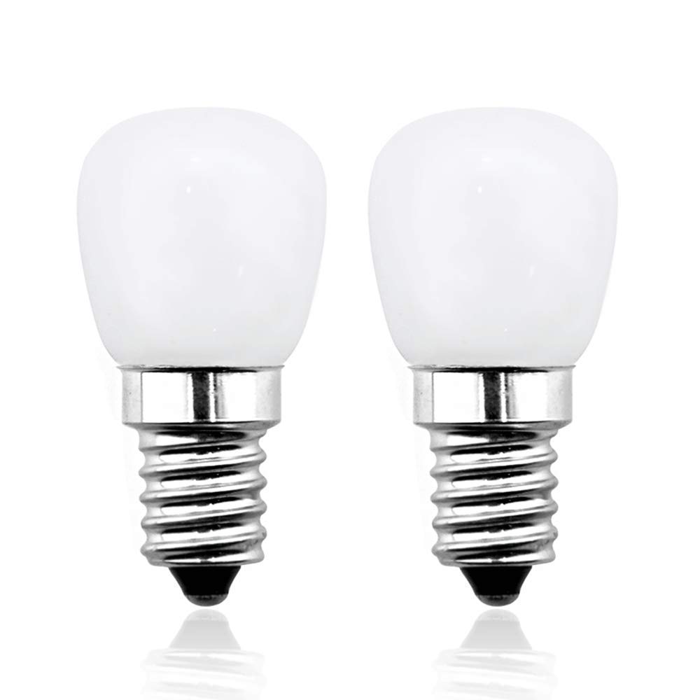 Y.W.Licht E14 LED Bulb AC/DC 12V 2W T26 Cooker Hood Warm White 2800K 360° Beam Angle 200 Lumen for Motorhome Boat Yard Lighting (Pack of 2, Not Dimmable)