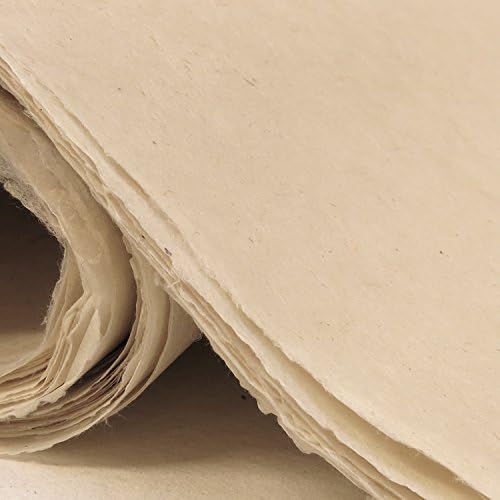 Lokta Wrapping Paper Natural Colours, Handmade and Fair Trade, Acid Free, Tree Free.