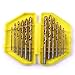 Atoplee 13pcs Titanium Quick Change Twist Drill Bits Set Metric System