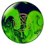 White Dot Bowling Ball- Lime/Slime