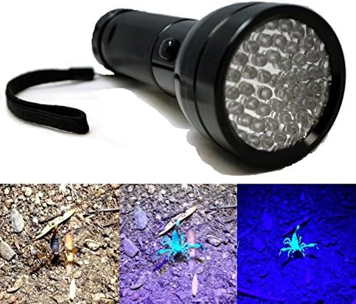 NEW Ultra Violet 51 UV LED Torch Scorpion Detector Finder Blacklight Flashlight