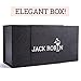 Jack Robin Red Wine Aerator Glass Decanter Pourer - Instantly Improve Any Wine - Premium Wine Gift Set - Brilliant Gift For Wine Lovers - With Free Wine Stopper As A Bonus - For Better Tasting Wine