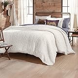 G.H. Bass Plush Sherpa Cable Knit Fluffy Soft Solid