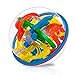 WETONG Puzzle Ball 3D Interactive Maze Ball Game (16cm,6.3'') with 100 Challenging Barriers 3D Labyrinth Maze Ball Kids Toys Magical Brain Teasers Puzzle Ball