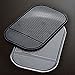 Accmart Magic Anti-Slip Dashboard Adhesive Mat/Sticky Pad for Cell Phone, Cd, Electronic Devices, Washable Black (Pack of 5)