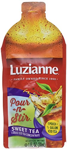 Luzianne Pour-n-Stir Sweet Tea, 6 Count (Pack of 6)